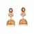 Gold Plated Stone Embellished Designer Jhumkas