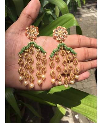 Multicolor stone Earrings 1