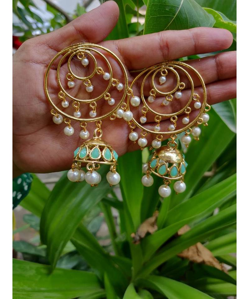 Green stone Earrings
