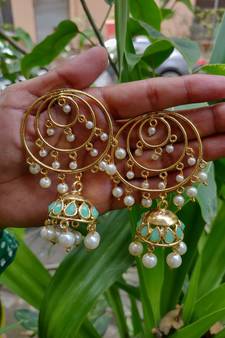 Green stone Earrings