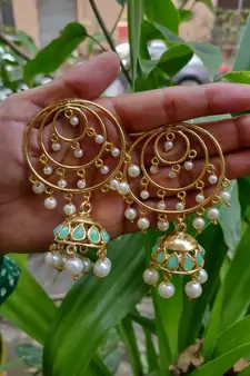 Green stone Earrings