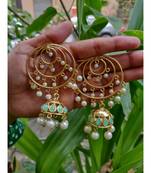 Green stone Earrings