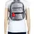 Receptacle Silver Satin Backpack