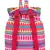 Trickle Pink and Multicoloured Jacquard Canvas Backpack