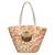 Fibo Orange Natural Fibre Shoulder Bag