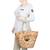 Fibo Orange Natural Fibre Shoulder Bag