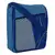 Whimsical Blue Canvas Messenger Bag
