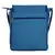 Whimsical Blue Canvas Messenger Bag