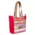 Nava Pink Jacquard Tote Bag