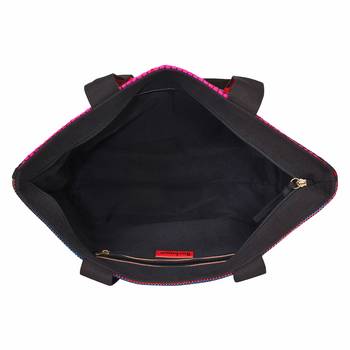 Wolly Red Jacquard Tote Bag 5