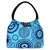 Orb Blue Canvas Shoulder Bag