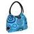 Orb Blue Canvas Shoulder Bag