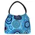 Orb Blue Canvas Shoulder Bag