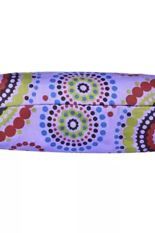 Orb Purple Canvas Shoulder Bag