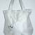 Pearl White Beautiful sequence work- traditional bag
