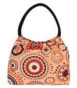 Orb Orange Canvas Shoulder Bag