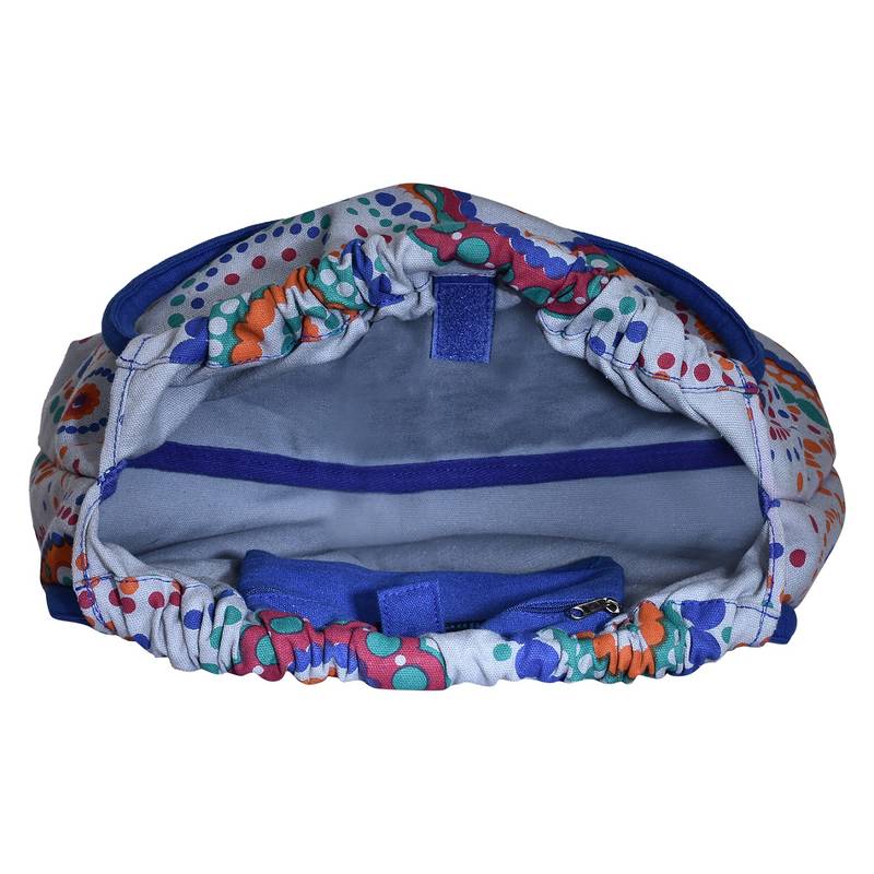 Orb Grey Canvas Shoulder Bag