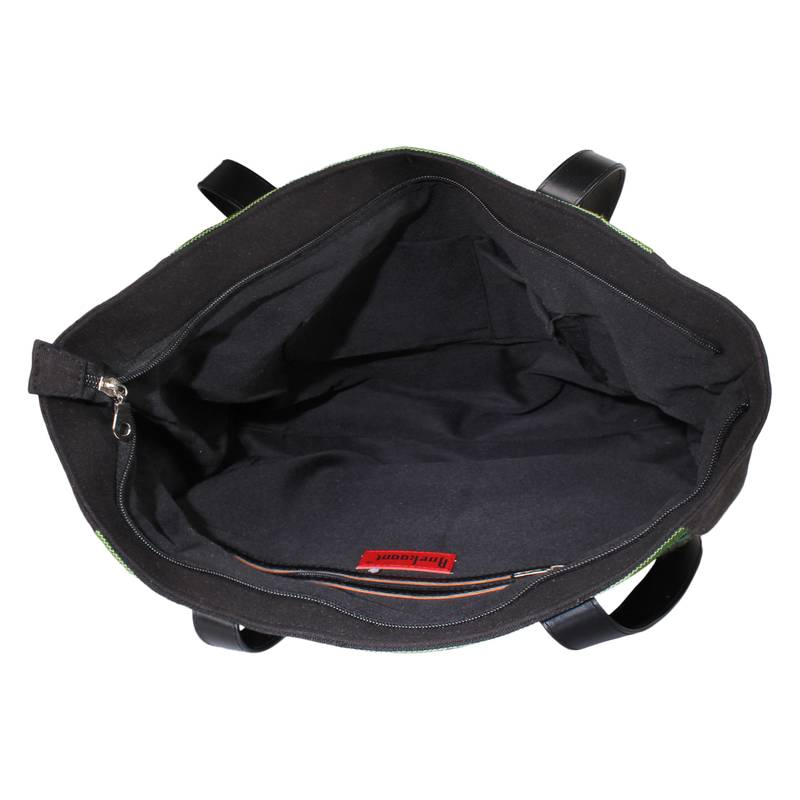 Nava Black Acrylic Tote Bag