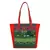 Nava Red Acrylic Tote Bag