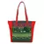Nava Red Acrylic Tote Bag