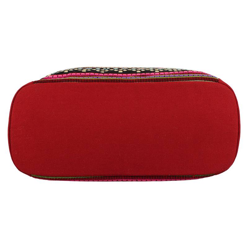 Nava Maroon Acrylic Tote Bag