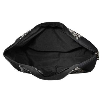 Monochrome Jacquard Black & White Shoulder Bag 5