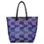Duvet Blue Jacquard Tote Bag