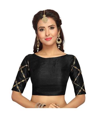 Designer Work Sleeve Embroidered Work Readymade Blouse 1