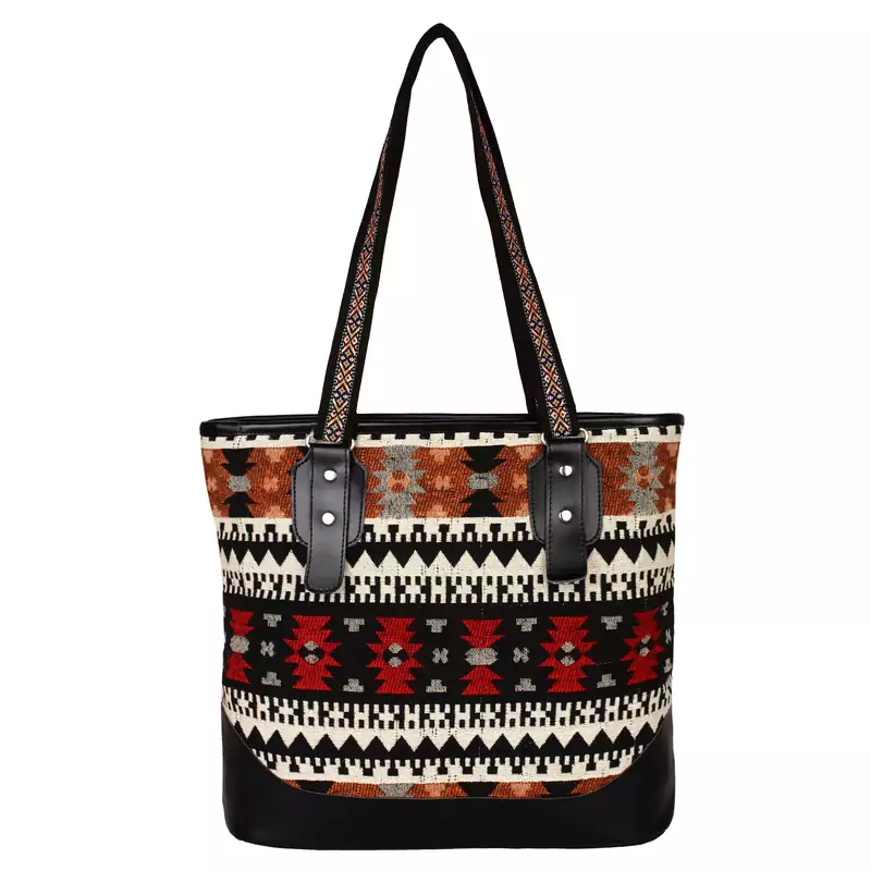 Nava Multicolor Jacquard Shoulder Bag