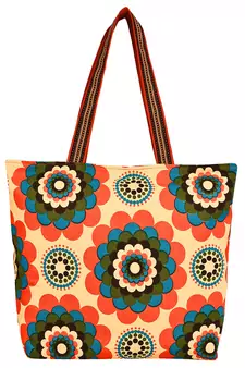 Florid Yellow Canvas Tote Bag