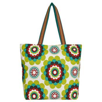 Florid Green Canvas Tote Bag 1