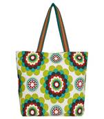 Florid Green Canvas Tote Bag