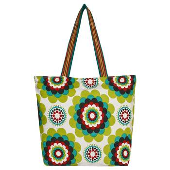 Florid Green Canvas Tote Bag 3