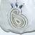 Pearl White Beautiful sequence work- traditional bag
