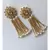 Gold Plated Kundan Designer Danglers Earrings