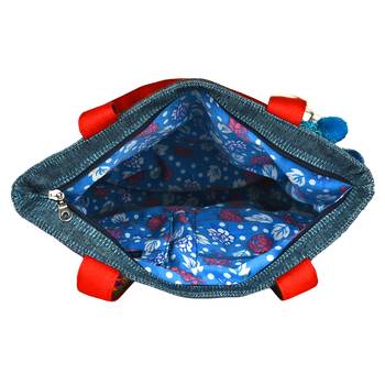 Peppy Blue Viscose Tote Bag 5