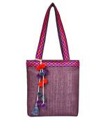 Peppy Pink Viscose Tote Bag