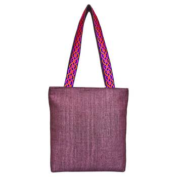 Peppy Pink Viscose Tote Bag 3