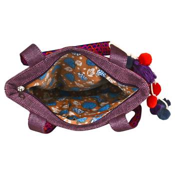 Peppy Pink Viscose Tote Bag 5