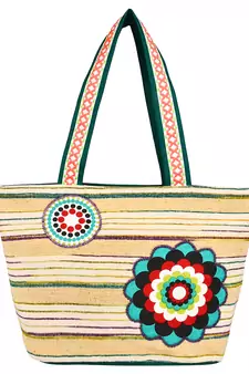 Hybrid Beige Cotton Tote Bag