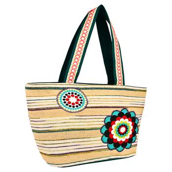Hybrid Beige Cotton Tote Bag 2