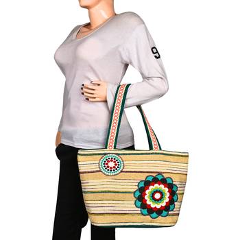 Hybrid Beige Cotton Tote Bag 6