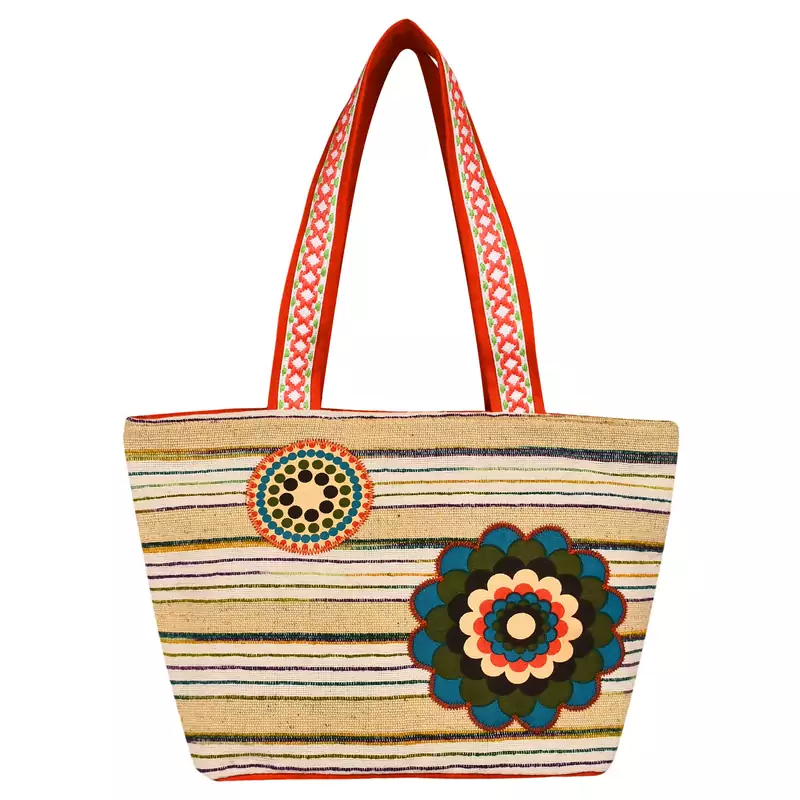 Hybrid Beige Cotton Tote Bag