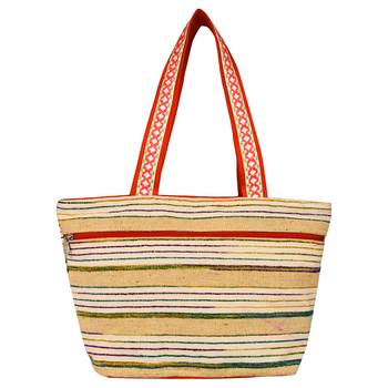 Hybrid Beige Cotton Tote Bag 3