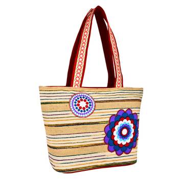 Hybrid Beige Cotton Tote Bag 2