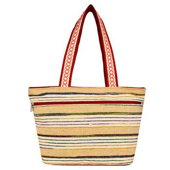 Hybrid Beige Cotton Tote Bag 3