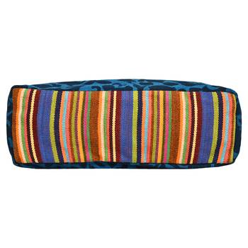 Florid Blue & Multi Canvas Hobo Bag 4