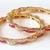 FINE AD RUBY STUD BANGLES