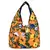 Florid Orange & Multi Canvas Hobo Bag