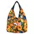 Florid Orange & Multi Canvas Hobo Bag